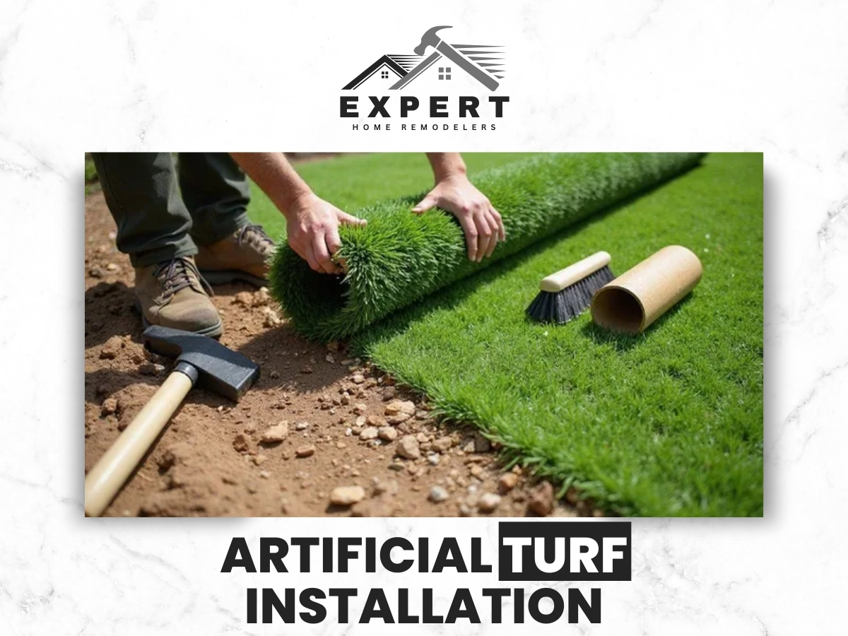 Artificial Turf Installation In Dallas by Expert Home Remodelers