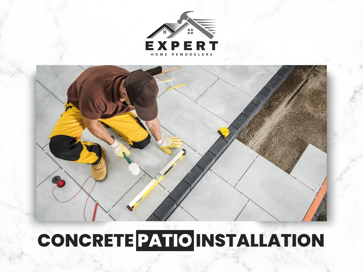 Concrete Patio Installation In Dallas by Expert Home Remodelers