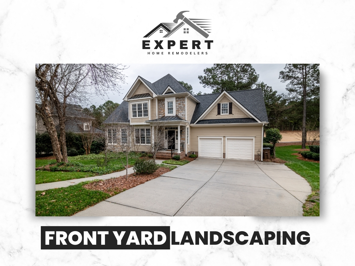 Front yard landscaping In Dallas by Expert Home Remodelers