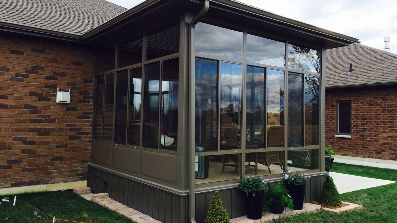 Patio enclosure In Dallas by Expert Home Remodelers