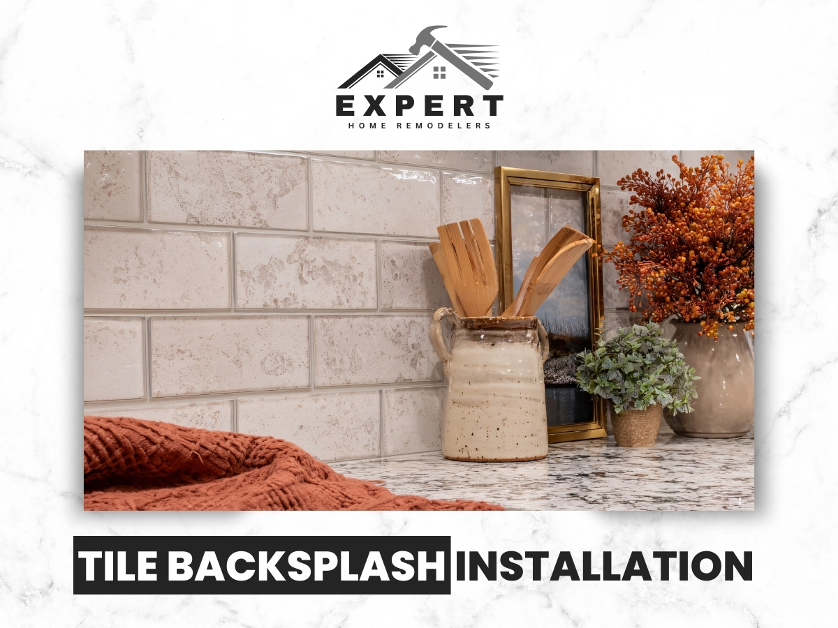 Tile backsplash installation In Dallas by Expert Home Remodelers